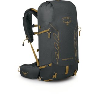 Рюкзак Osprey Talon Velocity 30, Dark Charcoal/Tumbleweed Yellow, L/XL (843820179156)