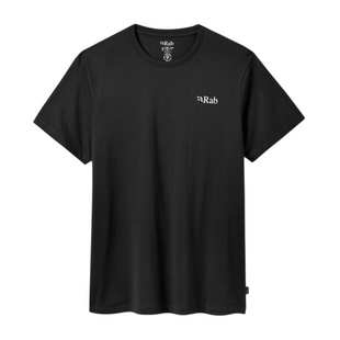 Футболка мужская Rab Stance Traverse Tee, Black Beluga, L (RB QCC-45-BEL-LRG)