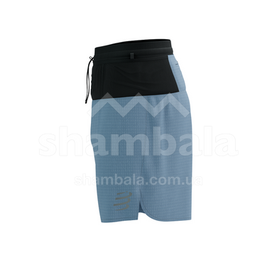 Шорты мужские Compressport Trail Racing Overshort M, Denim, S (7630102564419)