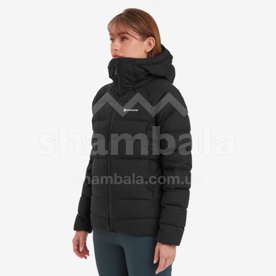 Жіночий зимовий пуховик Montane Female Resolve XT Hoodie, Black, S/10/38 (5056601023196)