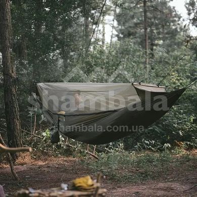 Гамак одноместный с москитной сеткой Naturehike NH22DC004, Dark Green (6927595703137)