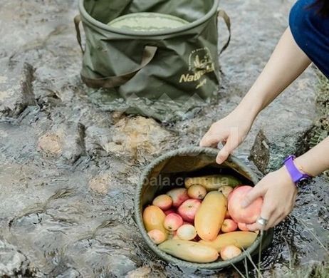 Відро складане Naturehike NH20SJ040, 10&nbsp;л, Green (6927595764626)