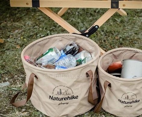 Відро складане Naturehike NH20SJ040, 10&nbsp;л, Green (6927595764626)