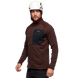 Мужская флисовая кофта с рукавом реглан Black Diamond Factor Hoody, S - Port/Black (BD 744040.9174-S)