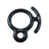 Вісімка з фіксатором First Ascent ALU 8, BLACK (FA 6003 01)