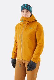 Мембранная женская куртка Rab Khroma Cirque Jacket Wmns, Dark Butternut, 8 (QWH-12-DBN-08)