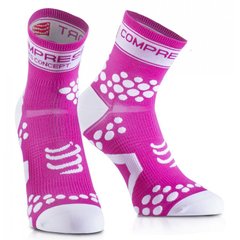 Шкарпетки Compressport Pro Racing socks V2, Fluo Pink, T1 (Old) (RSHV2-3430WH-T1)