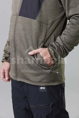 Мужская флисовая кофта Picture Organic Bake Grid FZ, dark army green, M (SMT101B-M)