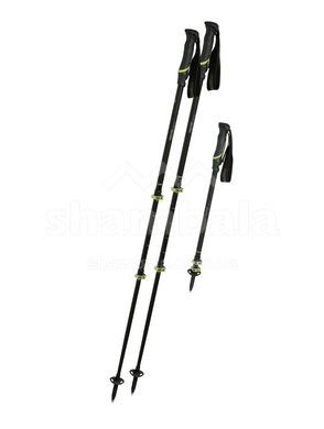 Трекинговые палки Komperdell Hikemaster Powerlock, Black/Lime, 64-140 см (9008687362405)