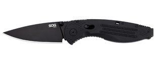 Ніж складаний SOG TiNi Aegis, Black (729857003490)