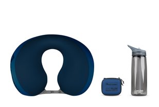 Надувна подушка Aeros Premium Pillow Traveller, 11х39х29см, Navy від Sea to Summit (STS APILPREMYHANB)