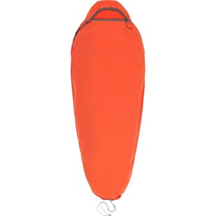 Вкладиш в спальник Sea to Summit Reactor Extreme Sleeping Bag Liner, Spicy Orange, Compact, Mummy w/ Drawcord, 177 см (STS ASL031071-190802)