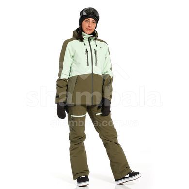 Гірськолижна жіноча тепла мембранна куртка Rehall Elly W, pastel green, XS (60348-4038-XS) - 2023