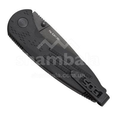 Ніж складаний SOG TiNi Aegis, Black (729857003490)