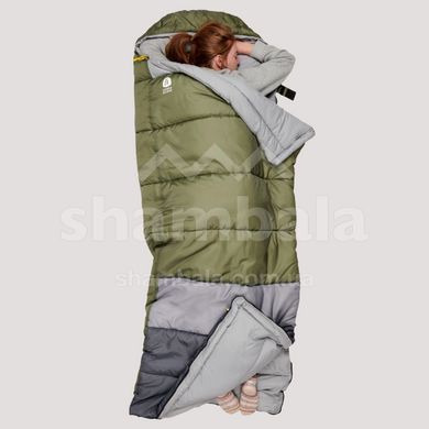 Спальний мішок Sierra Designs Boswell 35 (2&deg;C), 198 см - Double Zip, Green/Gray (77620522)