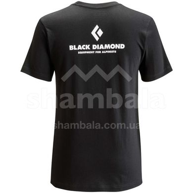 Футболка чоловіча Black Diamond M SS Equipment For Alpinist Tee, Black, L (BD YL4X.015-L)