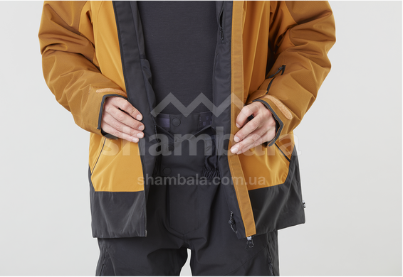 Мембранна чоловіча тепла куртка Picture Organic Track 2022, р.M. - Camel-Black.
