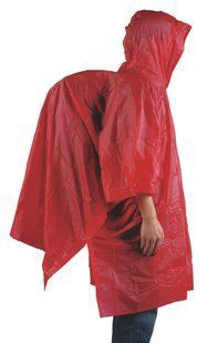 Дощовик-пончо AceCamp Vinyl Rain Poncho, Red, One Size (AC 3908-RD)