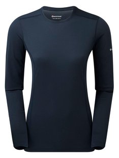 Футболка жіноча Montane Female Dart Lite Long Sleeve T-Shirt, Eclipse Blue, S/10/38 (5056601008353)