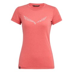 Женская футболка Salewa Solidlogo Dri-Release Wmn, розоватый, р.44/38 (013.002.6967)