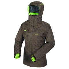 Горнолыжная женская теплая мембранная куртка Millet LD SNOWMASS, Black olive - р.L (3515728078271)