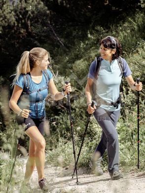 Трекинговые палки Komperdell Hikemaster Powerlock Compact, Black/Orange, 57-120 см (9008687362412)