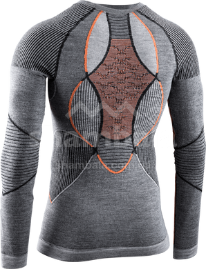 Термофутболка мужская X-Bionic Apani 4.0 Merino Shirt Round Neck LG SL Men, Black/Grey/Orange, S (XB AP-WT06W19M.В080-S)