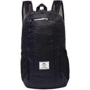 Рюкзак компактний надлегкий Naturehike&nbsp;Ultralight&nbsp;NH17A012-B, 18 л, Black (77974)