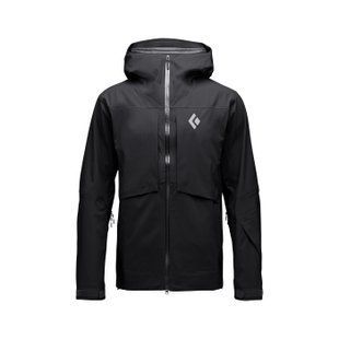 Мембранна чоловіча куртка Black Diamond M Factor Shell, Black, L (BD 7450290002LRG1)