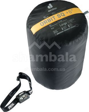 Спальний мішок Deuter Orbit SQ +6&deg;, Caramel Teal, Left Zip (DTR 3702022.6321-1)