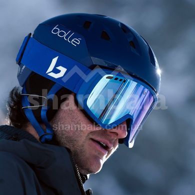 Маска горнолыжная Bolle Mammoth, Phantom+ Semi-Polarized Photochromic, Black Matte (BL MAMMOTH.BG037017)