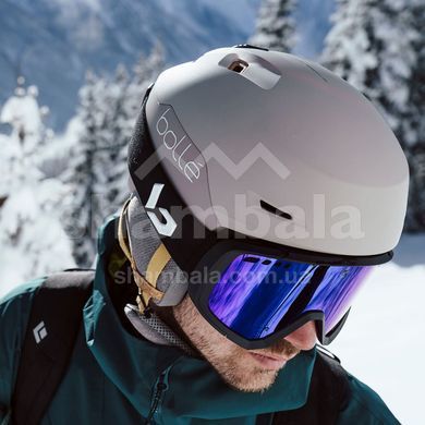 Маска горнолыжная Bolle Mammoth, Phantom+ Semi-Polarized Photochromic, Black Matte (BL MAMMOTH.BG037017)