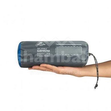 Надувний килимок Naturehike FC-10 NH19Z032-P, 195х59х6.5см, Blue (6927595734261)