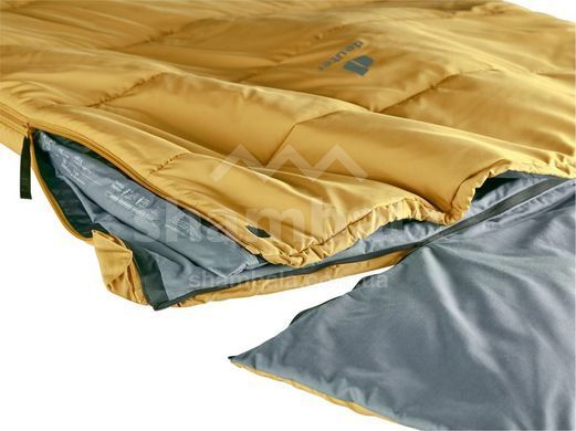 Спальний мішок Deuter Orbit SQ +6&deg;, Caramel Teal, Left Zip (DTR 3702022.6321-1)