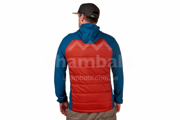 Мужская куртка Soft Shell Sierra Designs Borrego Hybrid, S - Bering Blue/Brick (SD 22595520BER-S)