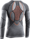 Термофутболка мужская X-Bionic Apani 4.0 Merino Shirt Round Neck LG SL Men, Black/Grey/Orange, S (XB AP-WT06W19M.В080-S)
