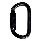 Карабин Singing Rock Steel Oval Carabiner Triple Lock, Black (8595033365094)
