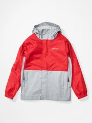 Дитяча мембранна куртка Marmot PreCip Eco Jacket, S - Team Red/Sleet (MRT 41000.7535-S)