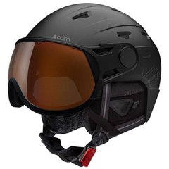 Шлем горнолыжный Cairn Shuffle Visor, black, 56-58 (0606360-02-56-58)