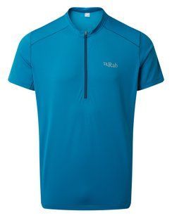 Футболка мужская Rab Sonic SS Zip, AZURE, S (821468917088)