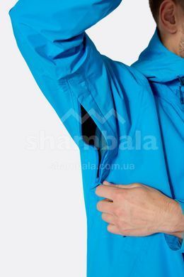 Мембранна куртка чоловіча Rab Downpour Jacket, Tempest Blue, S (RB QWI-06-TMB-SML)