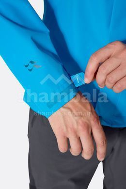 Мембранна куртка чоловіча Rab Downpour Jacket, Tempest Blue, S (RB QWI-06-TMB-SML)