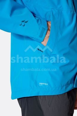 Мембранна куртка чоловіча Rab Downpour Jacket, Tempest Blue, S (RB QWI-06-TMB-SML)
