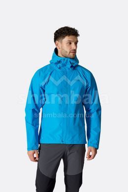 Мембранна куртка чоловіча Rab Downpour Jacket, Tempest Blue, S (RB QWI-06-TMB-SML)