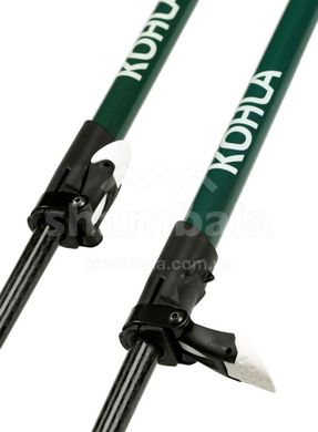 Лыжные палки Kohla Evolution Feather Pro Carbon, 82-140 см, White/Aqua/Orange (01005A-12)