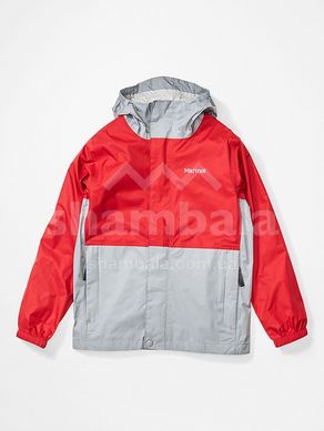 Детская мембранная куртка Marmot PreCip Eco Jacket, S - Team Red/Sleet (MRT 41000.7535-S)