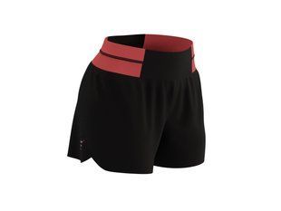 Шорты женские Compressport Performance Overshort W, XS - Black/Coral (AW00096B 912 0XS)