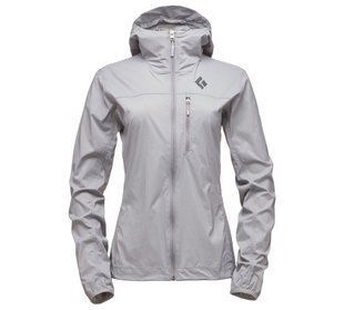 Треккинговая женская куртка Soft Shell. Black Diamond Alpine Start Hoody, XS - Nickel (BD U24Q.105-XS)