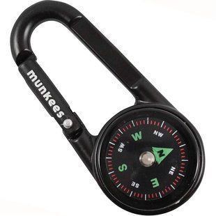 Брелок-компас Munkees 3136 Thermometer Black (MNKS 3136-BK)