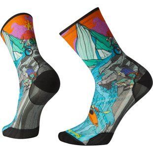 Шкарпетки чоловічі Smartwool Men's PhD Outdoor Ultra Light Adventure On Print Crew, M - Light Gray (SW 01532.039-M)